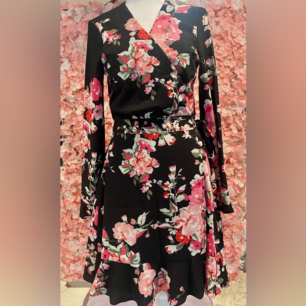 B Darlin Wrap Dress